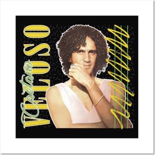 Caetano Veloso /\/ Vintage Look Fan Design Posters and Art